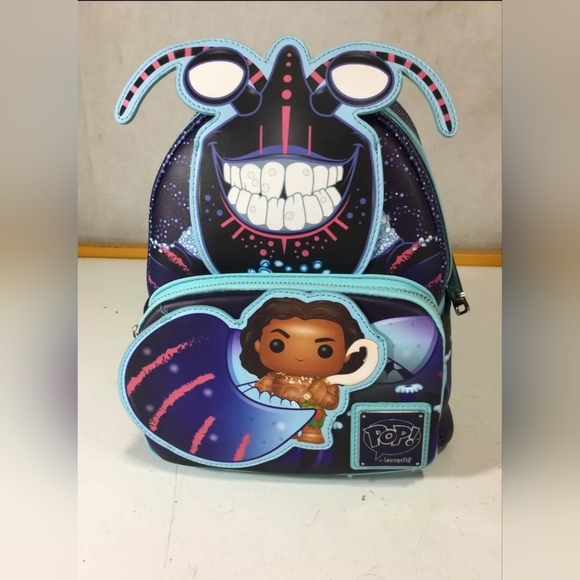 Disney Handbags - Loungefly Disney Villains: Moana - Tamatoa Glow In The Dark Mini-Backpac…